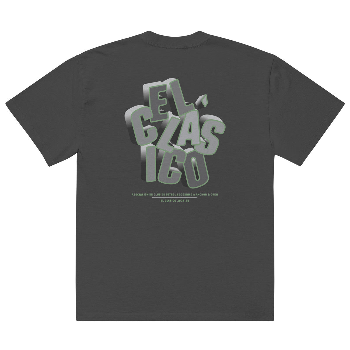 C.F. Cocodrilo El Clasico Football Oversized Cotton T-Shirt – product image 10 of 10