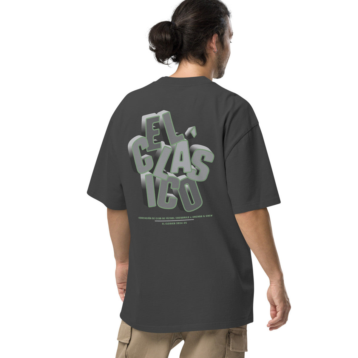C.F. Cocodrilo El Clasico Football Oversized Cotton T-Shirt – product image 7 of 10