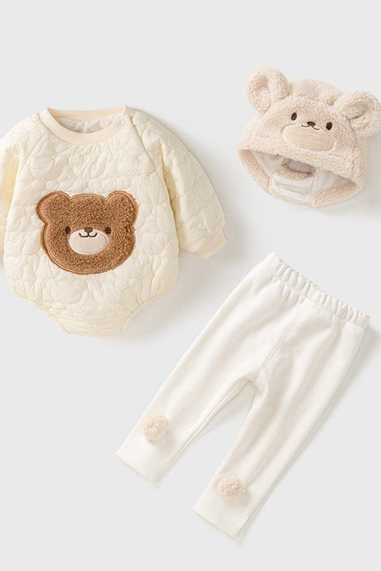 Bear 3 Piece Set (Bodysuit, Leggings, Hat) – product image 2 of 5