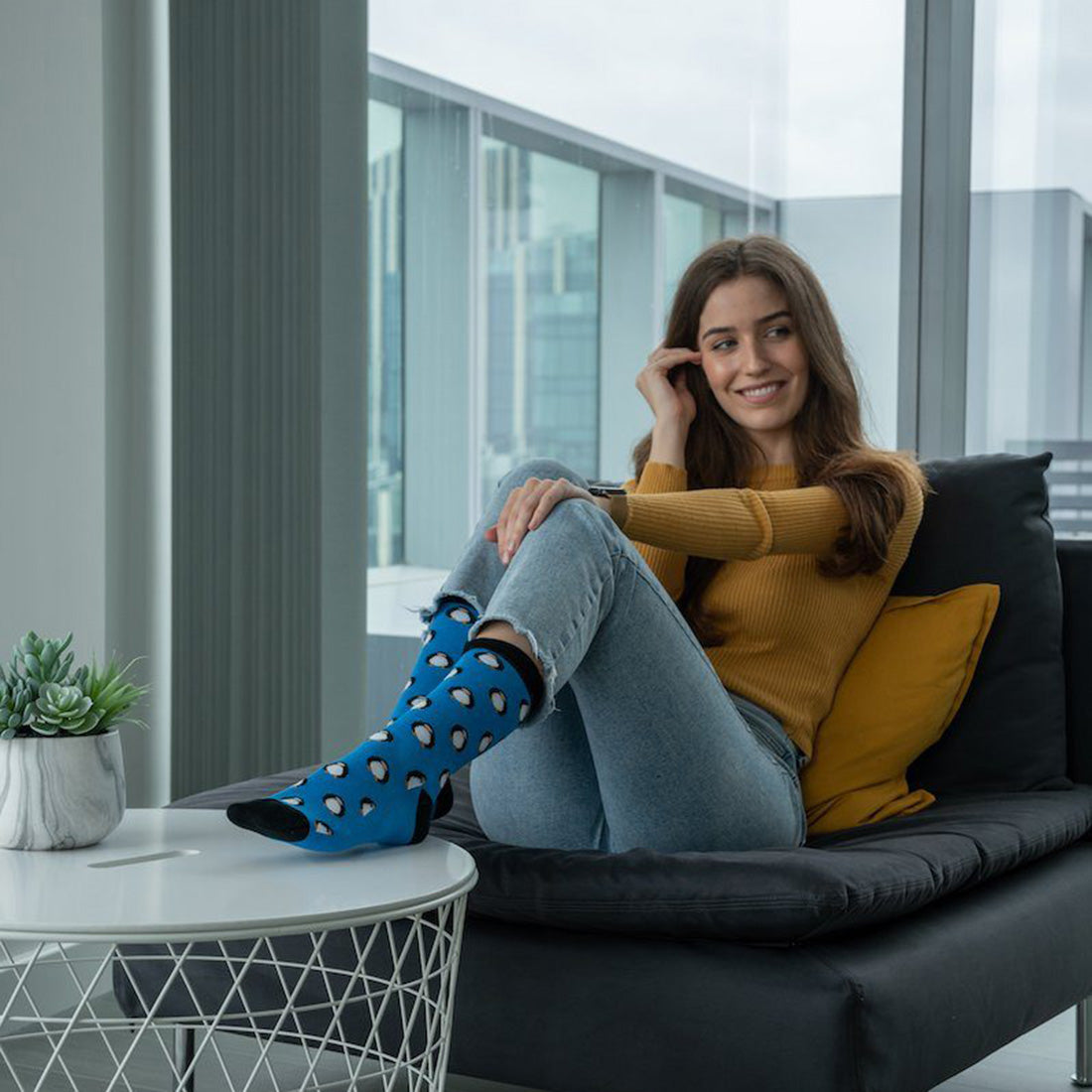 Penguin Matching Bamboo Socks (Adult & Child) – product image 4 of 5