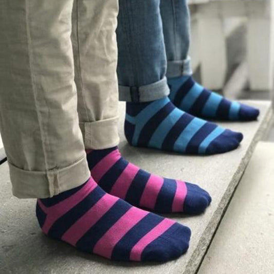 Pink Stripe Matching Bamboo Socks (Adult & Child) – product image 2 of 5