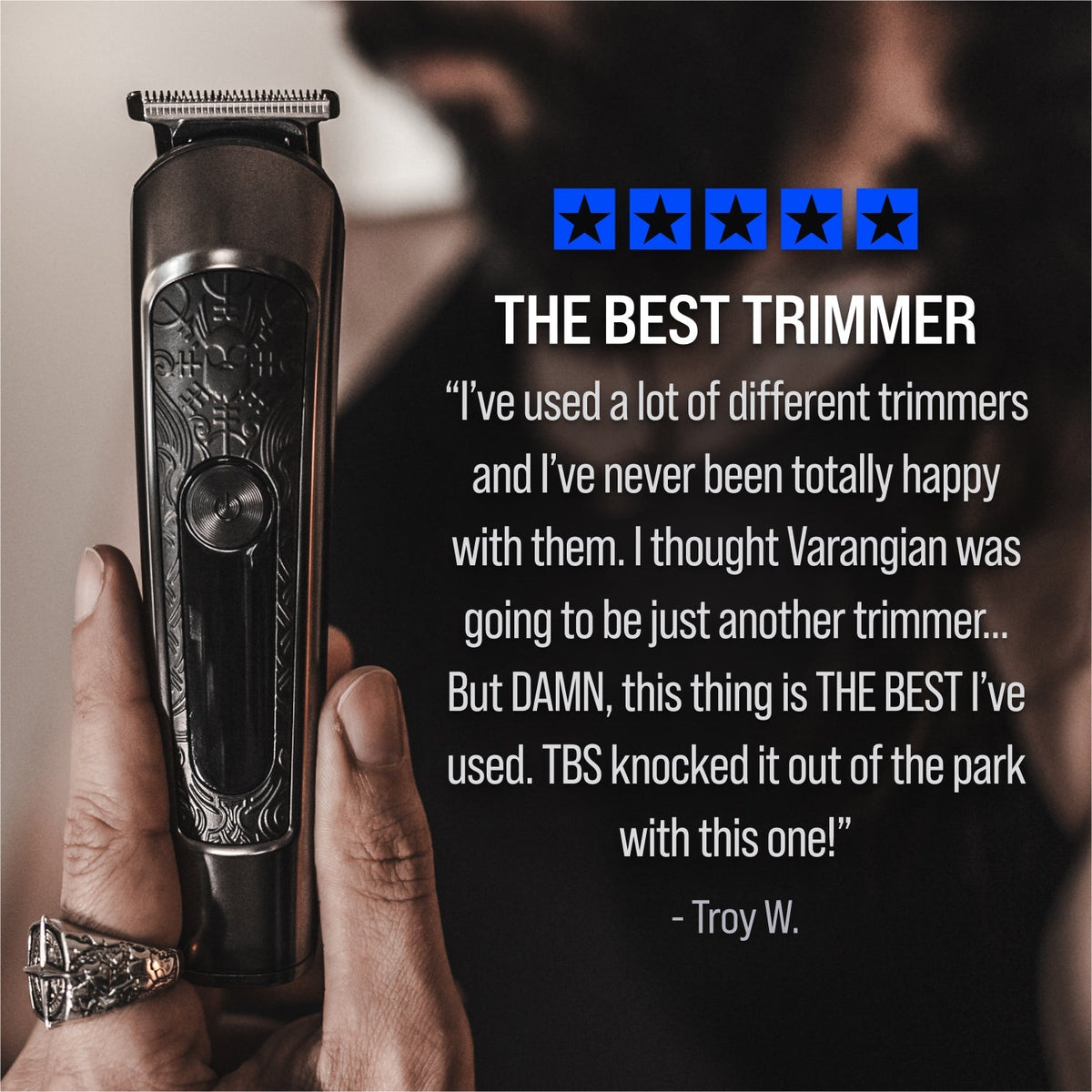 Supplier review graphic for Varangian Trimmer