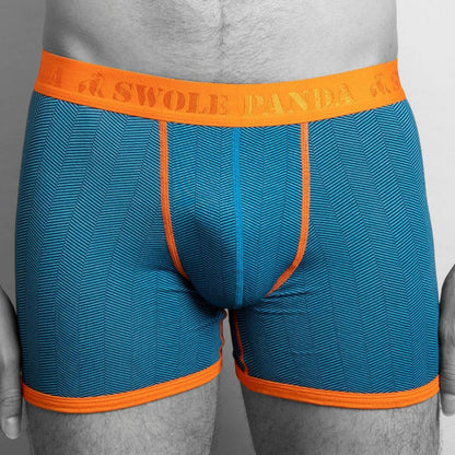 Bamboo Boxers - Blue Herringbone – product image 1 of 3