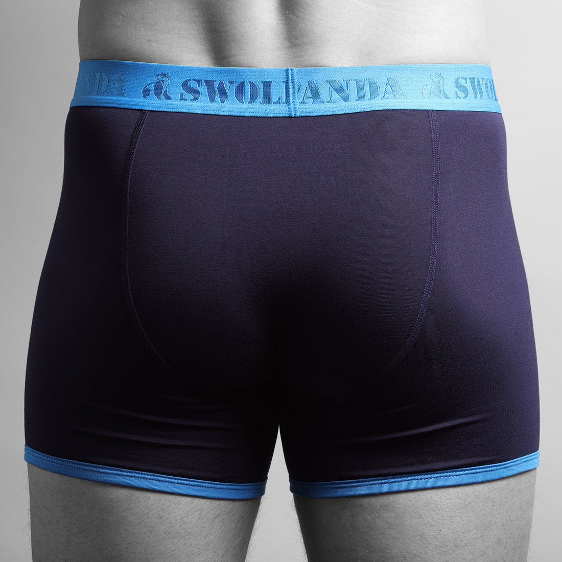 Bamboo Boxers - Navy / Blue Band – product image 3 of 3
