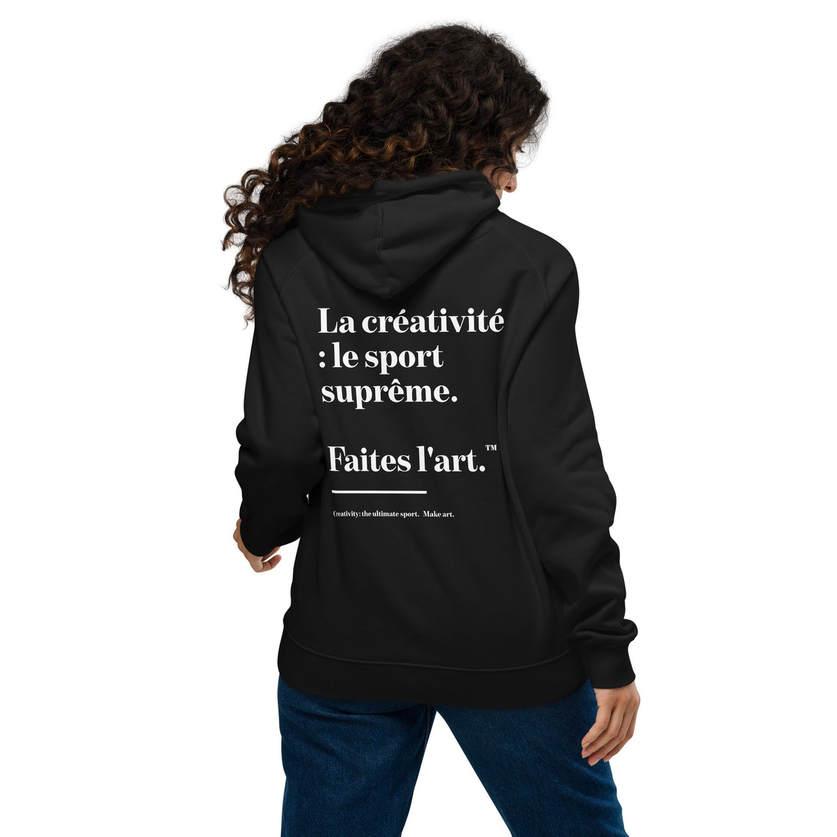 Make Art Creative Standard Organic Cotton Hoodie – product image 5 of 10