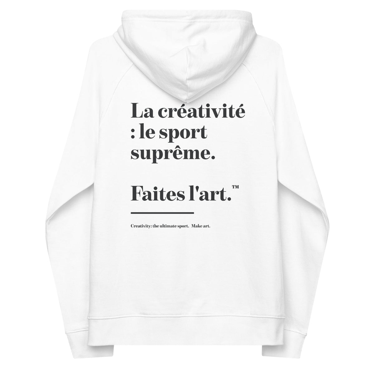 Make Art Creative Standard Organic Cotton Hoodie – product image 4 of 10