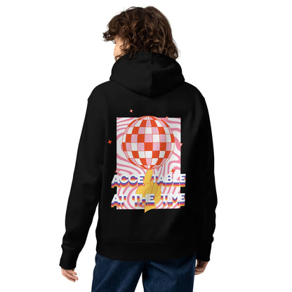 Acceptable At The Time DISCO! Organic Cotton Embroidered Heavyweight Hoodie – product image 3 of 10