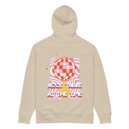 Acceptable At The Time DISCO! Organic Cotton Embroidered Heavyweight Hoodie – product image 6 of 10