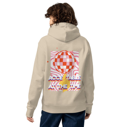 Acceptable At The Time DISCO! Organic Cotton Embroidered Heavyweight Hoodie – product image 7 of 10