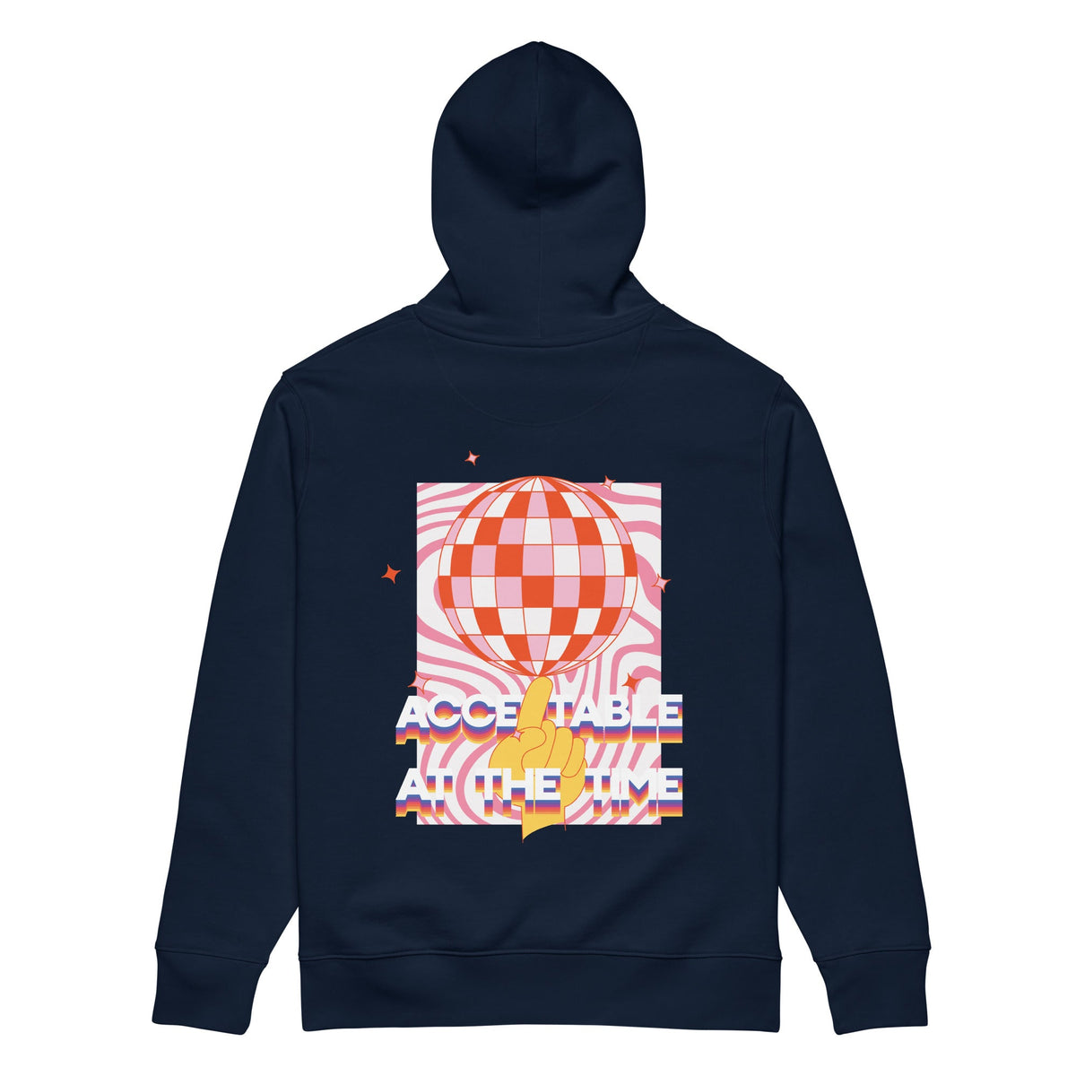 Acceptable At The Time DISCO! Organic Cotton Embroidered Heavyweight Hoodie – product image 10 of 10