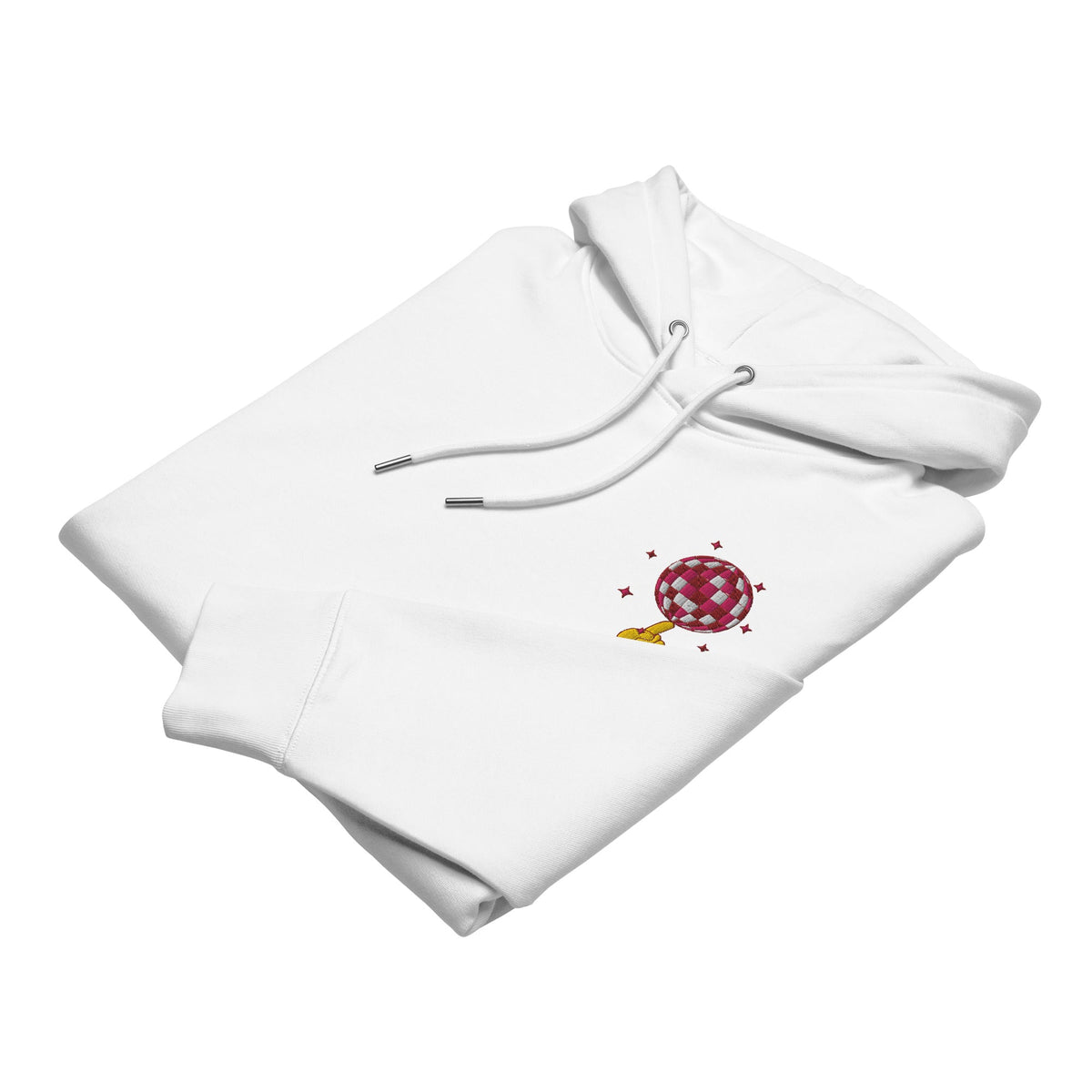 Acceptable At The Time DISCO! Organic Cotton Embroidered Heavyweight Hoodie – product image 6 of 7