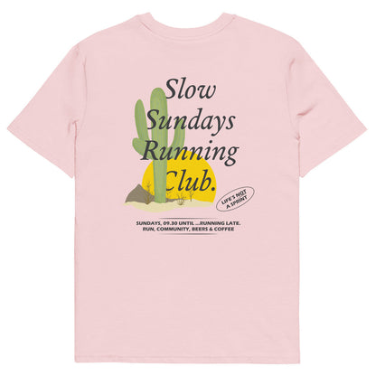 Cactus Slow Sundays Running Club Organic Cotton T-Shirt – product image 10 of 10