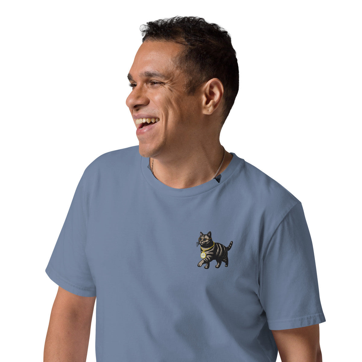 Cool Cat Actual Life Organic Cotton Embroidered T-Shirt – product image 7 of 10