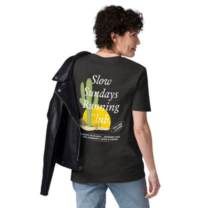 Cactus Slow Sundays Running Club Organic Cotton T-Shirt – product image 3 of 10