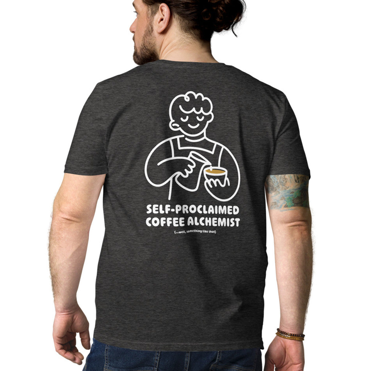 GUSTATORY Coffee Alchemist Organic Cotton Embroidered T-Shirt - product image 4 of 20