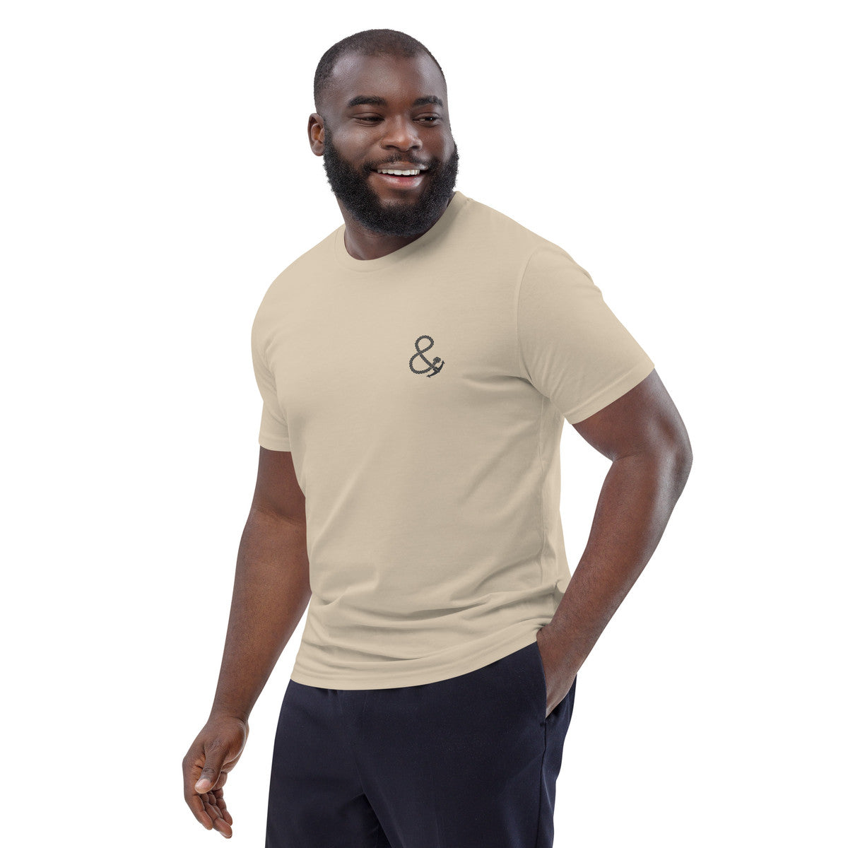 Palm Tree Slow Sundays Running Club Organic Cotton T-Shirt – product image 5 of 10