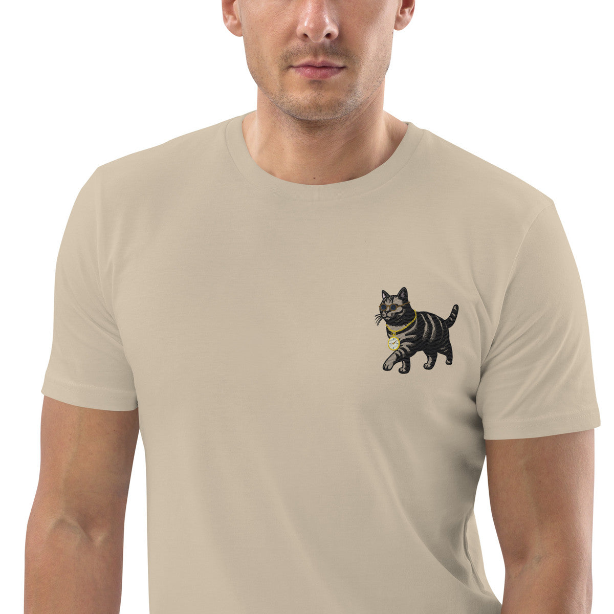 Cool Cat Actual Life Organic Cotton Embroidered T-Shirt – product image 9 of 10