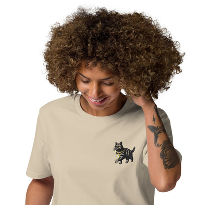 Cool Cat Actual Life Organic Cotton Embroidered T-Shirt – product image 1 of 13