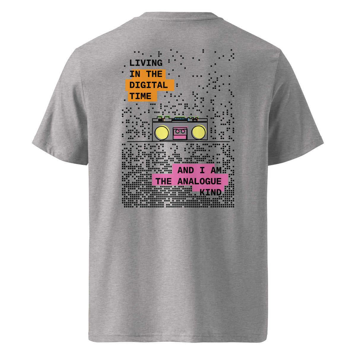 Boombox Digital Time x Analogue Kind Organic Cotton T-Shirt – product image 8 of 10