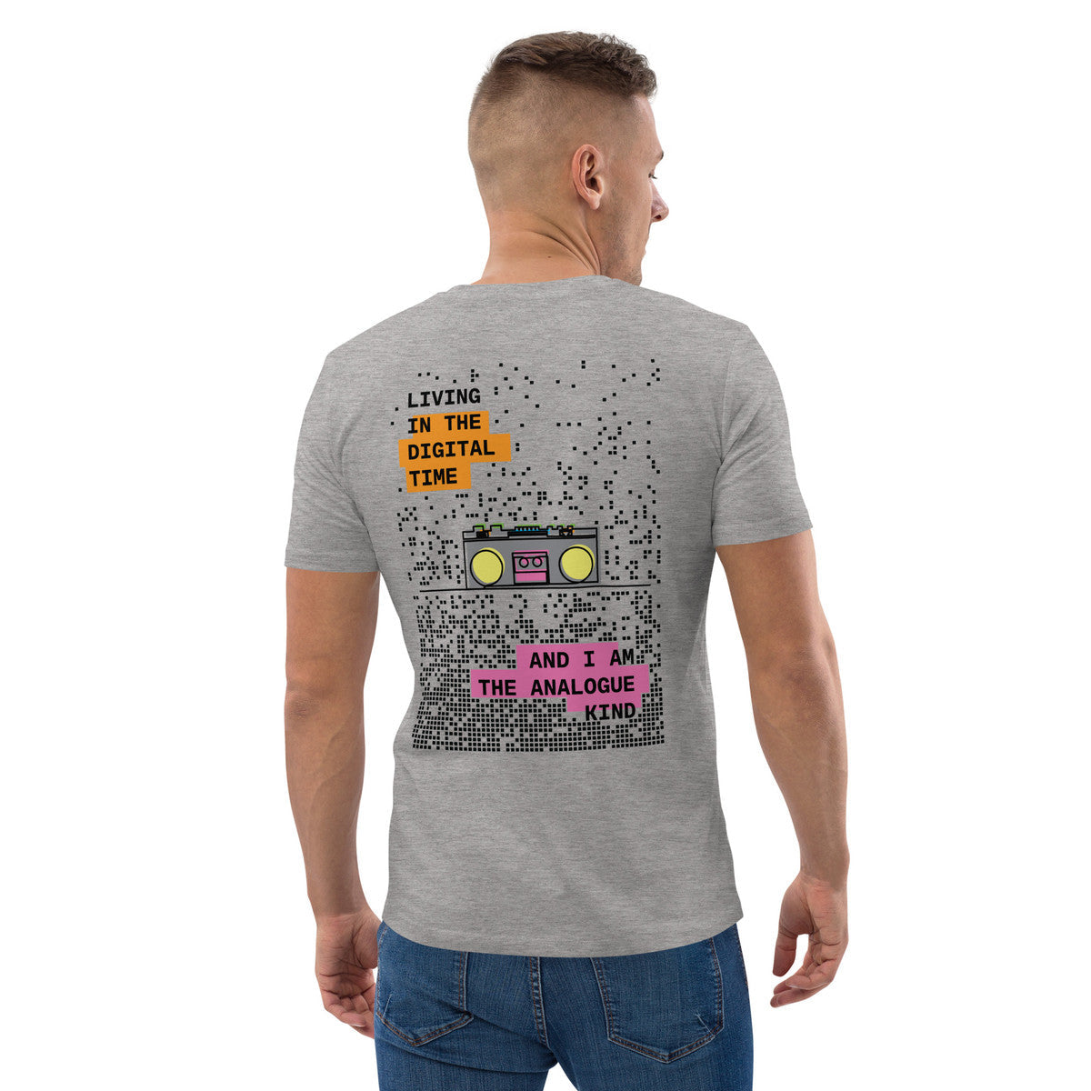 Boombox Digital Time x Analogue Kind Organic Cotton T-Shirt – product image 7 of 10