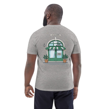 GUSTATORY Coffee & Chats Organic Cotton Embroidered T-Shirt – product image 3 of 10