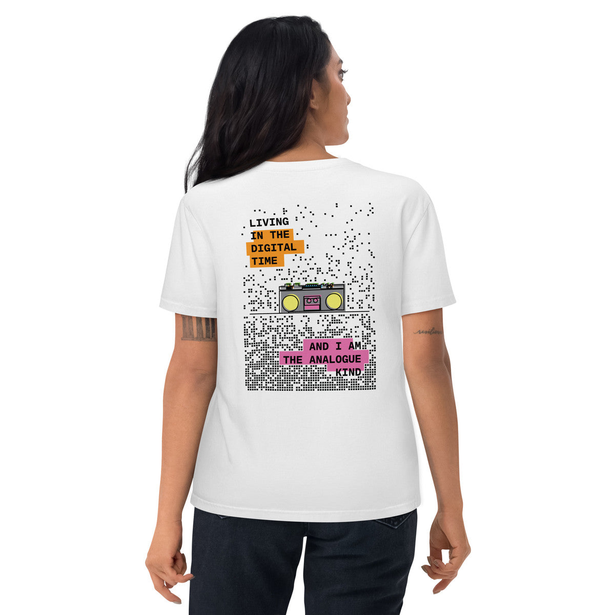 Boombox Digital Time x Analogue Kind Organic Cotton T-Shirt – product image 2 of 10