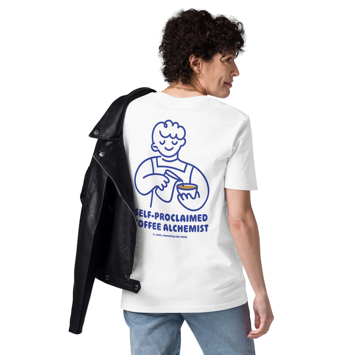 GUSTATORY Coffee Alchemist Organic Cotton Embroidered T-Shirt - product image 7 of 20