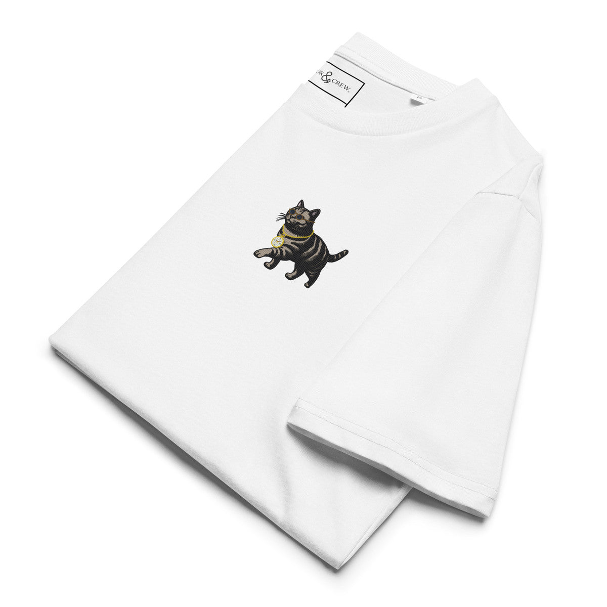 Cool Cat Actual Life Organic Cotton Embroidered T-Shirt – product image 4 of 10