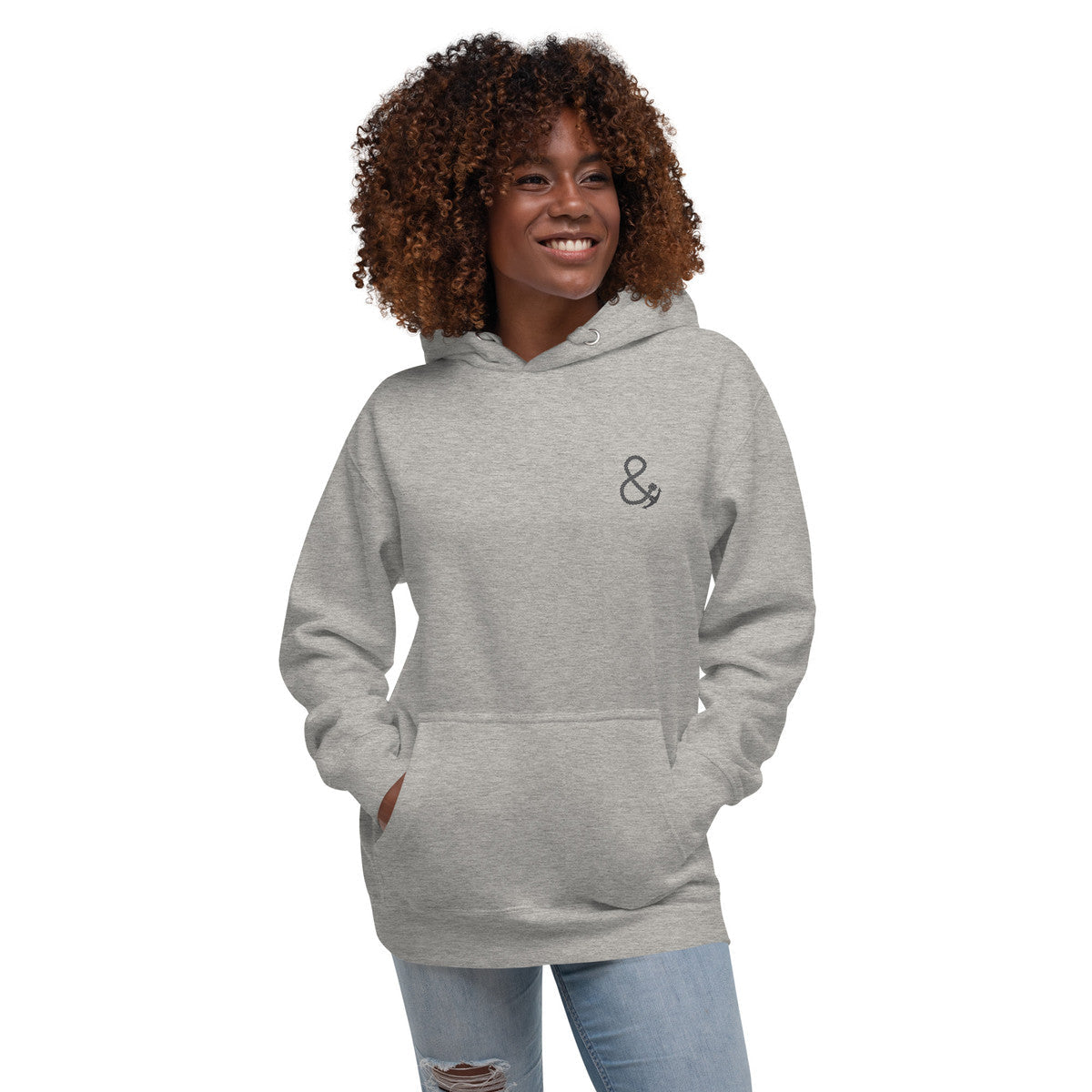 Palm Tree Slow Sundays Running Club Cotton Blend Hoodie – product image 1 of 6