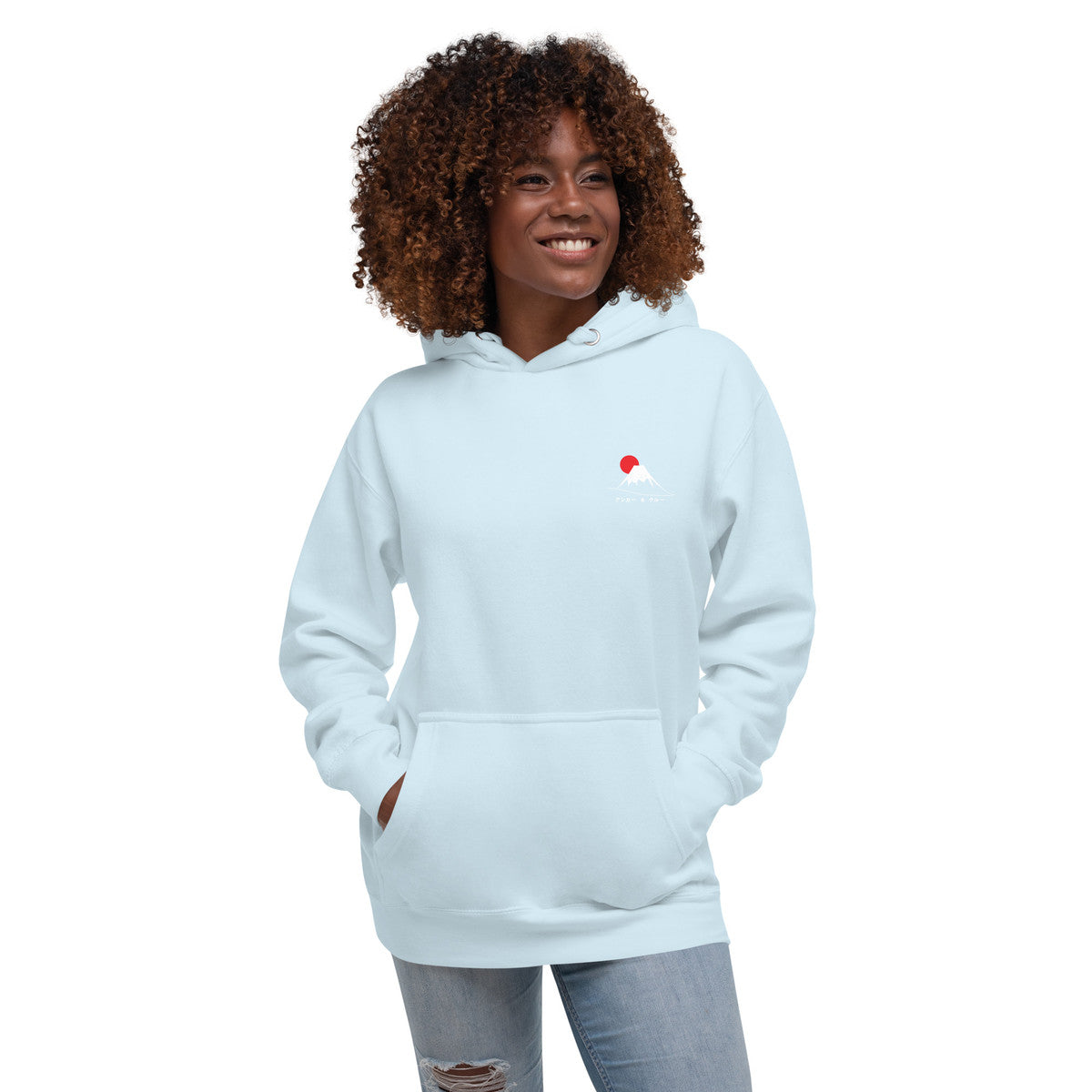 Mount Fuji Landmark Cotton Blend Hoodie – product image 2 of 6