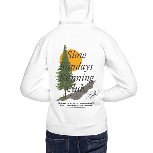 Mountain Pine Slow Sundays Running Club Cotton Blend Hoodie – product image 1 of 10