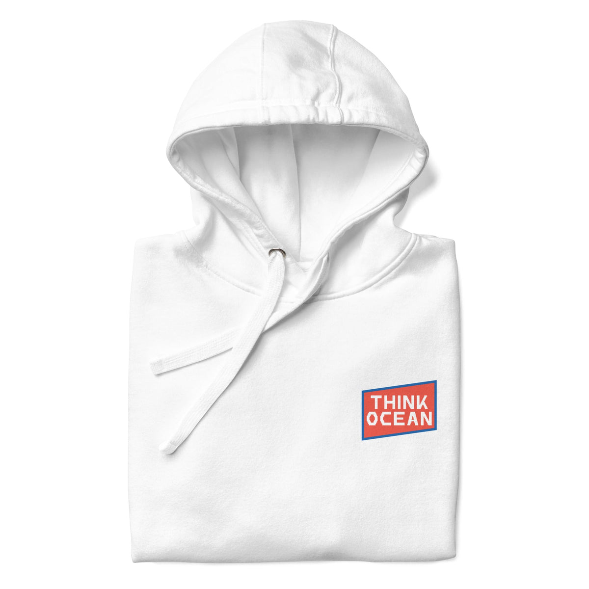 Think Ocean Fish Pixel Art Cotton Blend Hoodie – product image 10 of 10