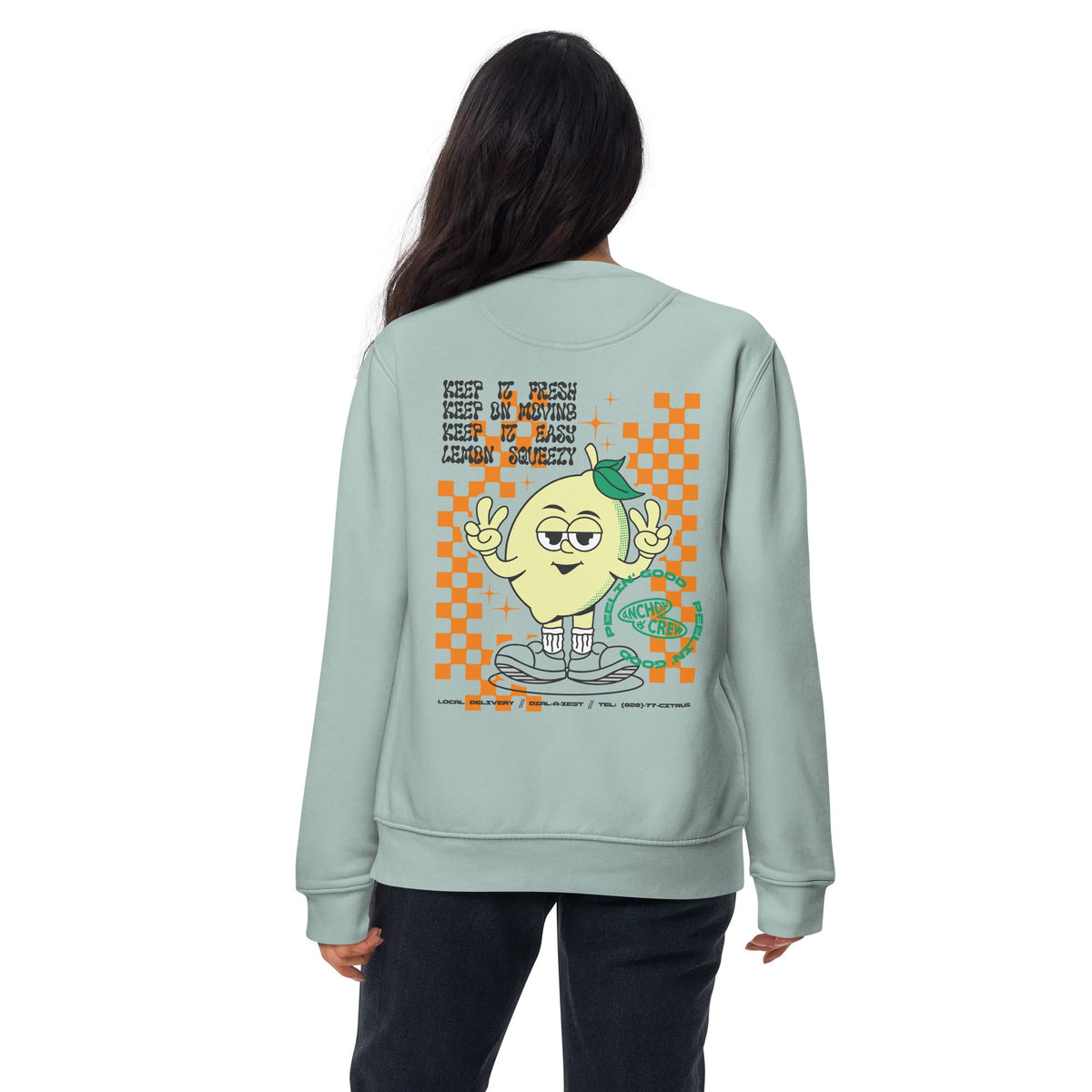 Lemon Fresh Dial-A-Local Organic Cotton Sweatshirt - product image 5 of 20