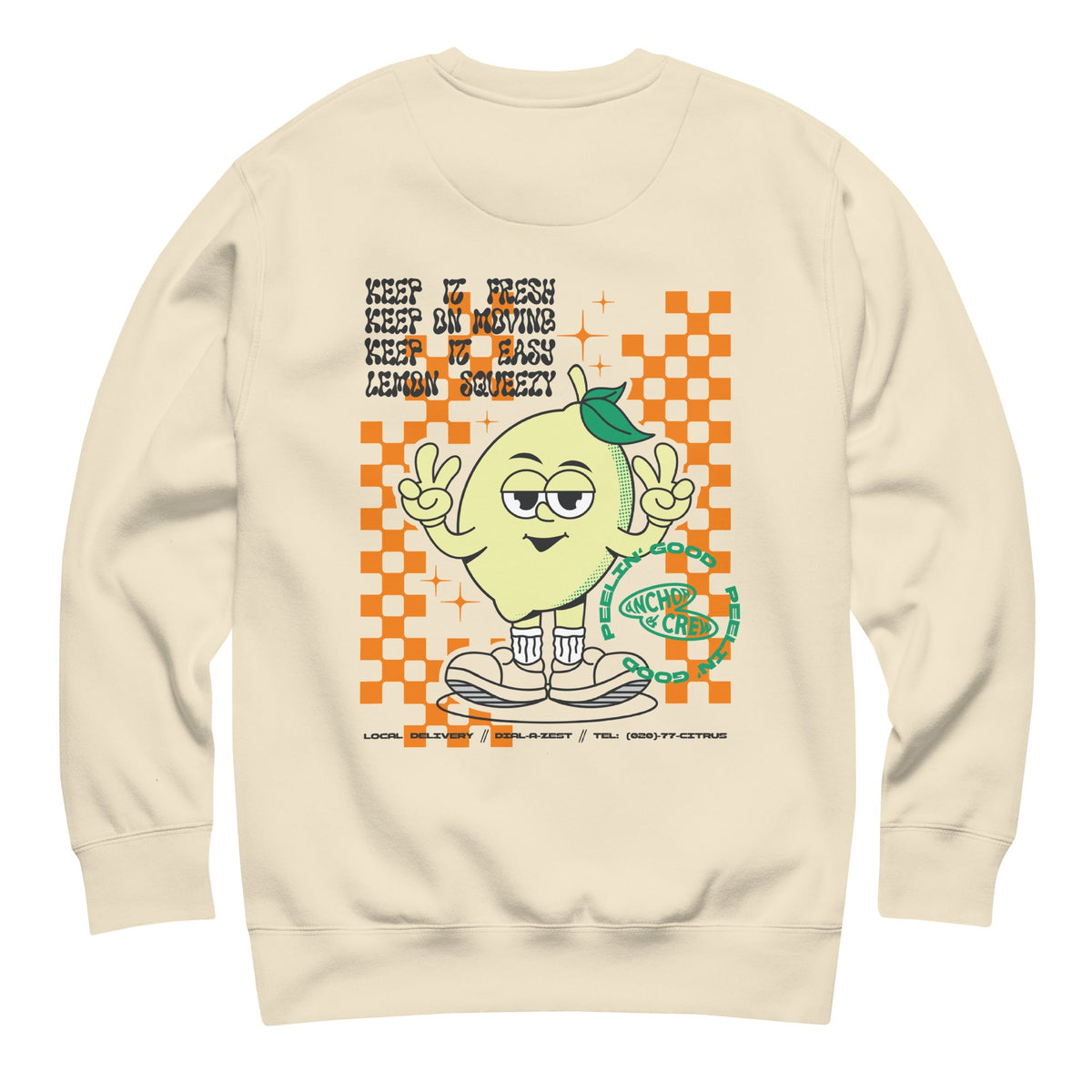 Lemon Fresh Dial-A-Local Organic Cotton Sweatshirt - product image 4 of 20