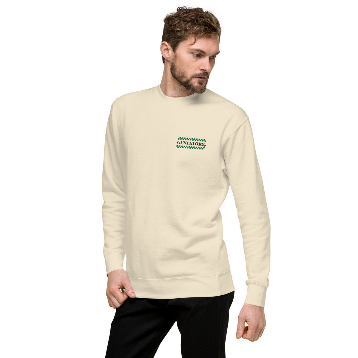 GUSTATORY Have A Good Day Cotton Blend Embroidered Sweatshirt – product image 2 of 10