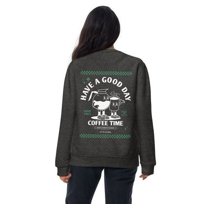 GUSTATORY Have A Good Day Cotton Blend Embroidered Sweatshirt – product image 6 of 7