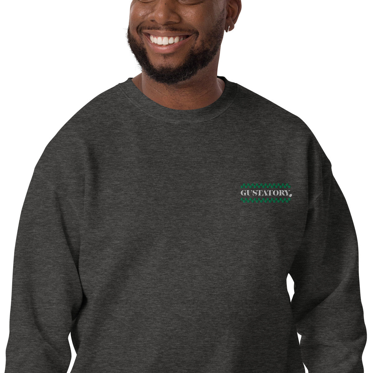 GUSTATORY Have A Good Day Cotton Blend Embroidered Sweatshirt – product image 4 of 7