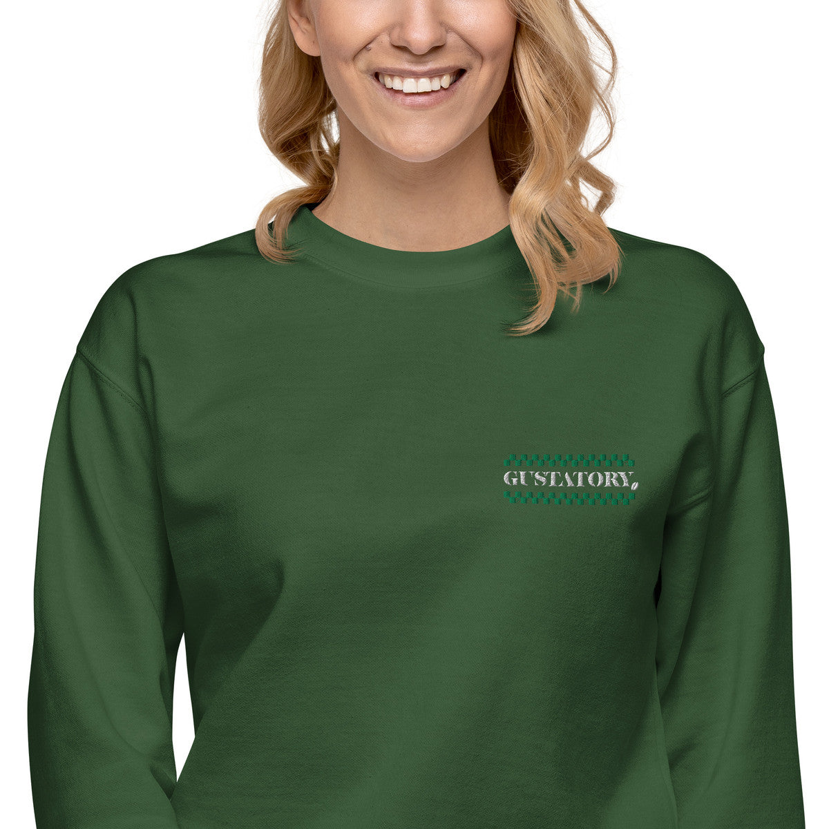 GUSTATORY Have A Good Day Cotton Blend Embroidered Sweatshirt – product image 9 of 10