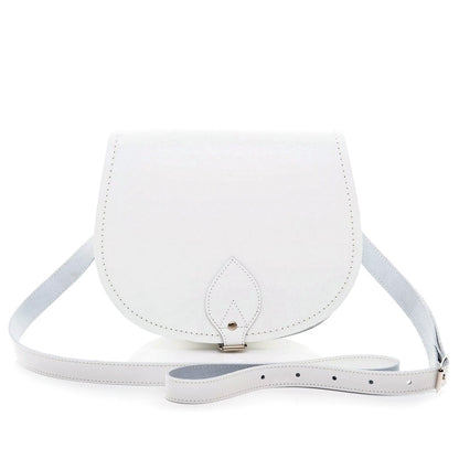 Handmade Leather Saddle Bag - White – product image 1 of 2