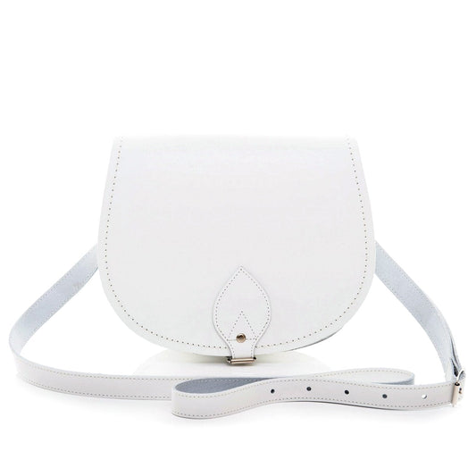 Handmade Leather Saddle Bag - White – product image 1 of 2