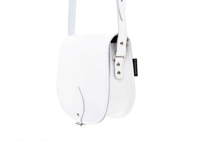 Handmade Leather Saddle Bag - White – product image 2 of 2
