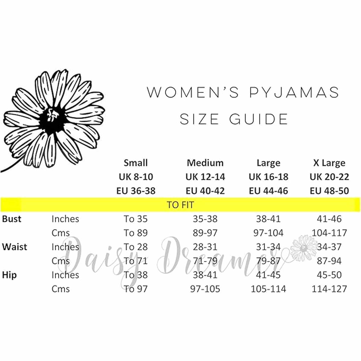 Daisy Dreamer Women's Teddy Bear Fleece Pyjama Set Long Sleeve Top Patterned Elastic – product image 3 of 3